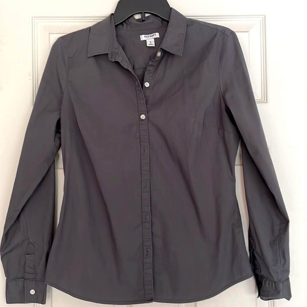 Old navy button down, great dressed up or can be casual with jeans